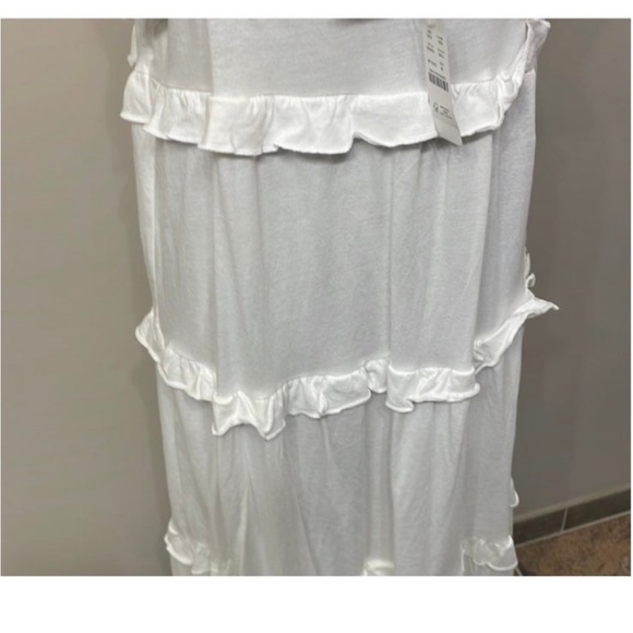 NWT J. Crew women’s summer white flare midi dress size M - Picture 9 of 10